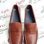 COLE HAAN Mens Brown Leather Loafers NIKE AIR Size 10