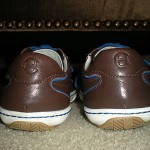 COLE HAAN BROWN LEATHER SNEAKERS WITH NIKE AIR TECHNOLOGY SIZE 9M