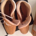 Timberland Mens Wheat w/White Hiking Boots Size 11M Leather & Suede #85122