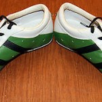 Diesel Mens Wish Shoes Size 8 Walking Sneakers, Green and White – Leather MINT