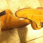 Men Timberland Wheat Waterproof Tan Boots Size 6M 6inch work contstuction