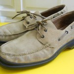 COLE HAAN COUNTRY SUEDE SHOES WITH NIKE AIR SOLE ( Sz:12M )