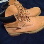 Timberland Waterproof Work Saftey Leather Boots Tan  Sz. 10.5 Jordan Nike