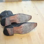 Cole Haan Men’s Black Leather Cowboy Boots, Size 10