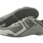 DIESEL KORBIN II 00Y553-PR151-H4399 GREY GARGOYLE PALOM LEATHER CASUAL SHOES MEN