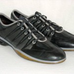 COLE HAAN NIKE AIR FLYWIRE BLACK LEATHER MENS SNEAKERS SZ 10M