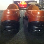 COLE HAAN Mens Brown Leather Loafers NIKE AIR Size 8 M.