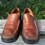 Cole Haan Nike Air Loafers 9.5 Brown Leather Slip On