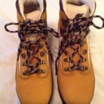 56033 Timberland Fabric & Leather Wheat W/Ivory Euro Hiker Boot Size 10.5M NEW