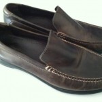 COLE HAAN Nike Air Men’s Loafers Sz 11.5 brown leather driving moc EUC