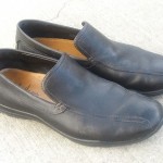 COLE HAAN  Black  Leather Bicycle Bike Toe Loafers Shoes US size 10