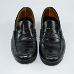 NEW! Hugo Boss Mens Black Leather Penny Loafers ~ Sz 10.5 D
