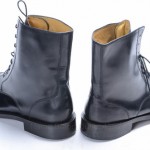 Cole Haan DERBY L10 R9.5 C07659 cap toe moto black leather boot shoe mismate new