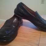 Cole Haan Slip-on Loafers with Nike Air. Black Leather. Men’s size 9.5