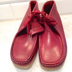Vintage Clarks Wallabees Euro 42 RED