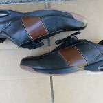 NWOB Men’s 10M Cole Haan Nike Air Leather Shoes Oxford Black Brown Lace up