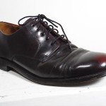 Cole Haan City Dark Red/Brown Distressed Leather Oxfords Mens Size 8 D EUC