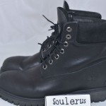 ★ Used Men’s Timberland 6″ Inch Classic Black Leather Boots Sz 8.5 M Waterproof★