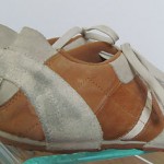 Mens sz 10.5 M leather w/suede trim Diesel athletic low profile tennis shoes