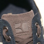 $225 Hugo Boss ORANGE Label Lace-up Sneakers Navy Grey Mens 6 39 Trainers 5.5