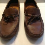 Cole Haan mens Driving Moccasin in brown leather size 9.5 with Nike Air