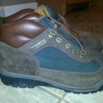 TIMBERLAND FIELD BOOTS(MEN’s SIZE 10M)(Brown&Green)