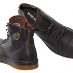 Diesel Basket Tatradium Y00190-PR080-H4769 Leather Hi Top Shoes 10.5 Men