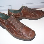 Clarks Mens Brown Leather Lace Up Oxfords Shoes 78699  SIZE 9.5 MEDIUM