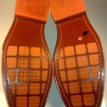 COLE HAAN Air Brown Leather Wingtip Orange Mens Shoes SIZE 10M