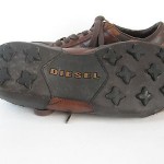 Diesel Auriga Mens Brown Leather Oxfords 44.5 11 M