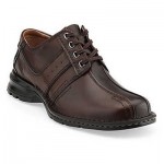 Men’s CLARKS Touareg Brown Leather Dress Casual Oxford Shoes Size 11M