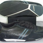 Mens Diesel Parabarny 10 M Black Leather Sneakers Shoes