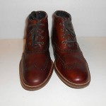 Cole Haan Nike Air Liam Chukka Wing Tip Boots Dark Brown Mens Size 8 EUC