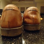 Mens Used Cole Haan Bragano 9.5  leather Tassel Slip On Shoes Leather
