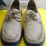 COLE HAAN COUNTRY SUEDE SHOES WITH NIKE AIR SOLE ( Sz:12M )