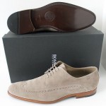 HUGO BOSS FISSEO  SUEDE SHOES U.S. 11 MEDIUM BEIGE
