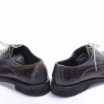 Cole Haan C09810 dark brown 8.5 leather lace plain up toe oxford shoe NEW $188