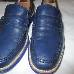 NWT’S – COLE HAAN LUNARGRAND PENNY LOAFERS SIZE 11 1/2 M  (color blue)