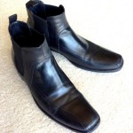 HUGO BOSS BLACK  Leather ‘Decio’ Men’s Boots Size 11 Good Condition !!