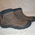 CLARKS MUCKERS MEN NICE RUSTIC BROWN LEATHER ZIP-UP WATERPROOF CHUKKA BOOTS 10M