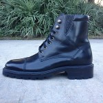 Cole Haan Black Leather Cap Toe Jump Boots, SZ 8.5 M Green Label