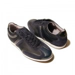 $225 Hugo Boss ORANGE Label Sneakers Navy Blue Mens Shoes 13 46 Trainers 12.5
