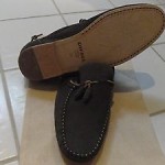 Diesel Men’s Fashion Loafers Grahl Anthracite Leather Boat Shoes sz 12 nwt $160.