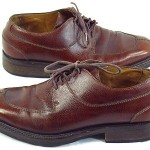 Cole Haan Brown Leather Oxfords Mens Shoes Size 8M US Made in Spain