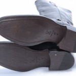 Cole Haan Richland Buckle L8.5 R8 D C05016 black leather boot shoe MISMATE new