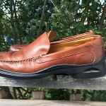 Cole Haan Nike Air Loafers 9.5 Brown Leather Slip On