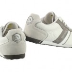 Diesel Loop 00YG64-PR131-H3049 Silver Flint Gray Leather Casual Shoes Men