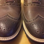 Cole Haan Morris Wingtip Oxford Brown Leather Shoes 11