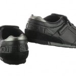 Diesel Keep 00YD15-PR874-H2566 Black Vetiver Velcro Leather Casual Shoes Men