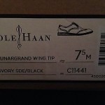Cole Haan Lunargrand – Ivory/Black – Men’s size 7.5